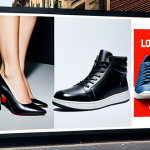 **Personalized Marketing:** A split-screen image. On one side, a generic, cluttered billboard advertisement. On the other, a sleek, modern smartphone displaying a targeted ad for a specific pair of stylish Italian shoes, based on browsing history.