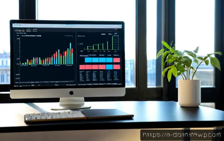 Home 17 오픈 소스 빅데이터 분석 도구 비교 - Photorealistic modern Italian office workspace, a data analyst comparing two open-source big data an...
